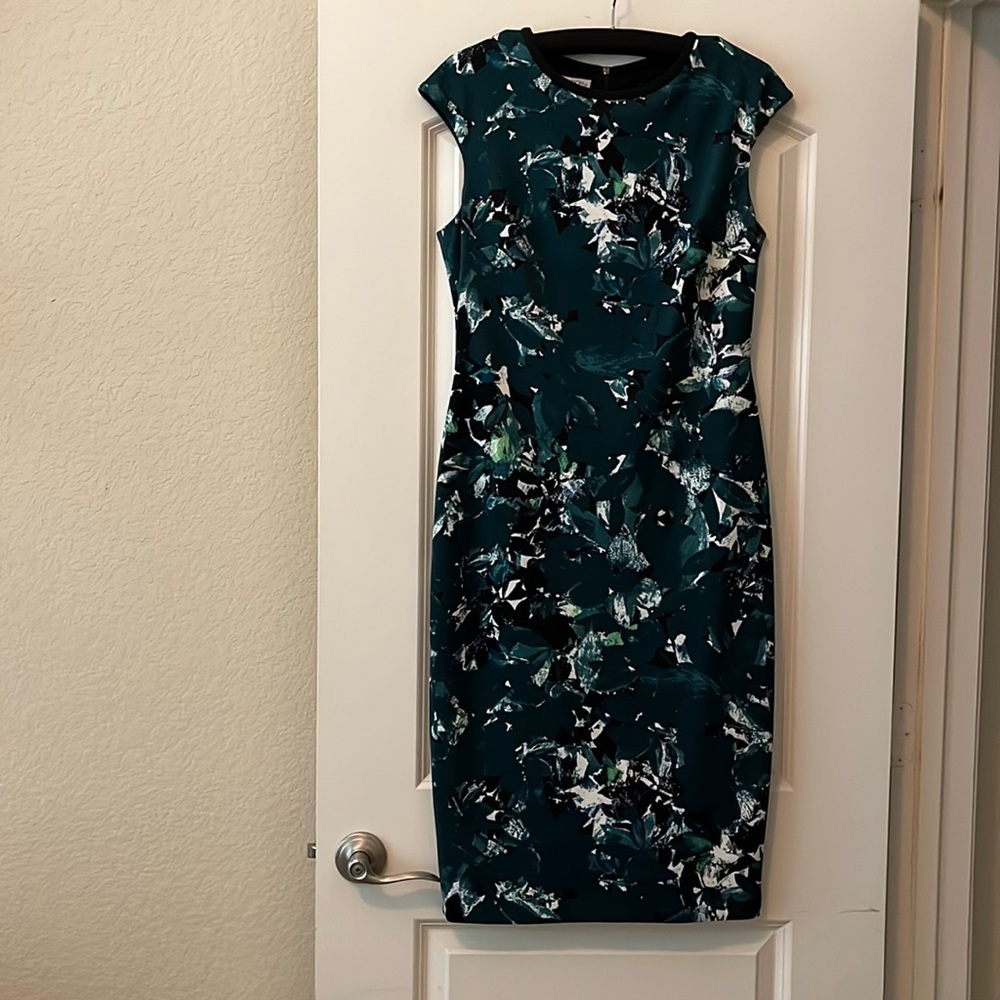 Beautiful Abstract pattern Maggy London Fitted dress